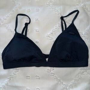 Roxy Classic Black Triangle Bralette Bikini Top